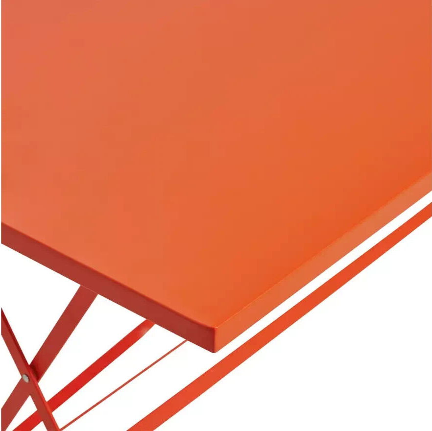 Habitat Eve 4 Seater Furniture Set - Folding Table and Chairs Patio Set - Orange