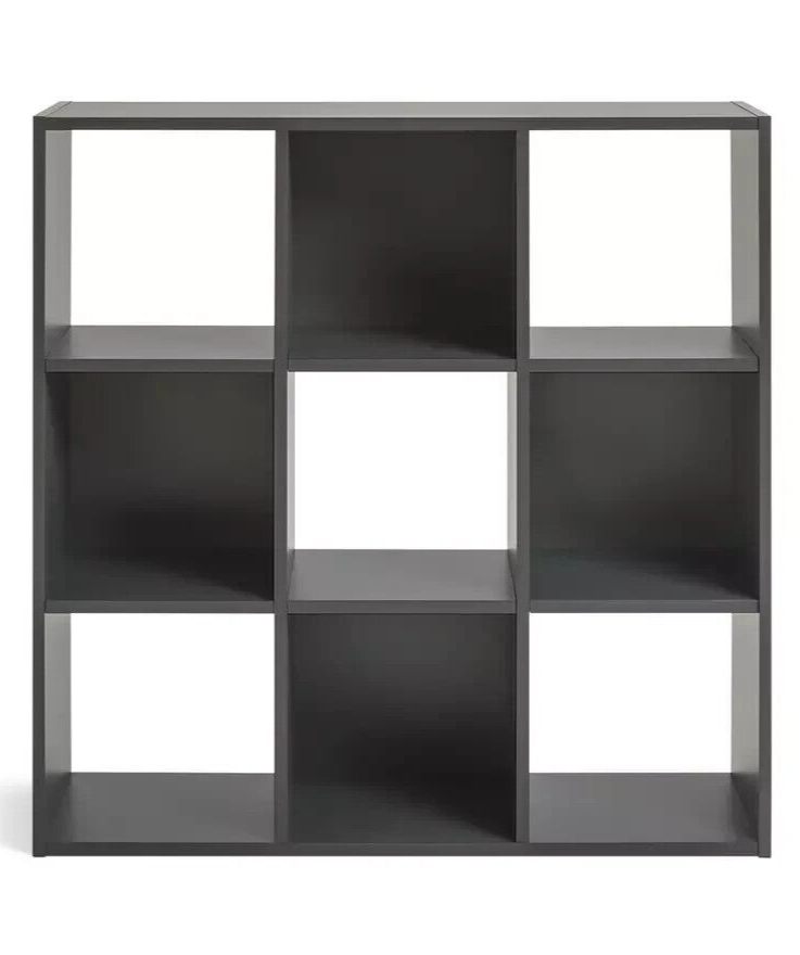 Habitat 9 Cube Storage Unit - Dark Grey