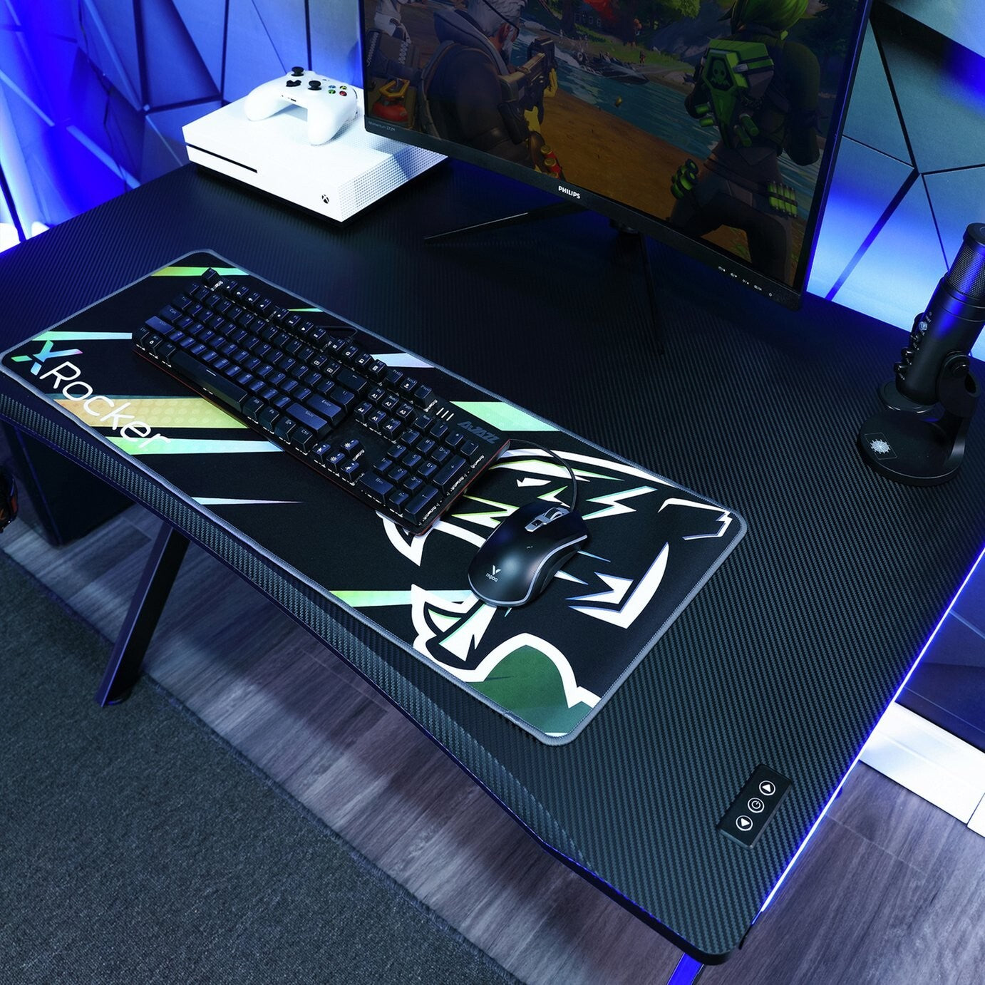 X Rocker Arteon RGB App Controlled LED Gaming Desk ( B Grade )