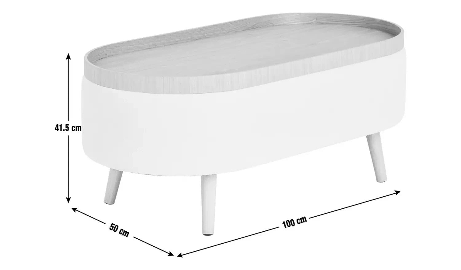 Ingo Coffee Table - Cream