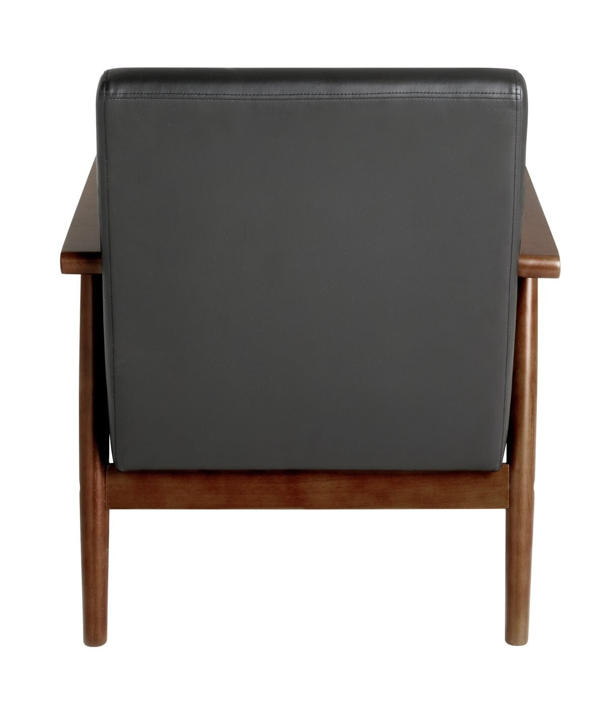 Home Watson Leather Chair - Black
