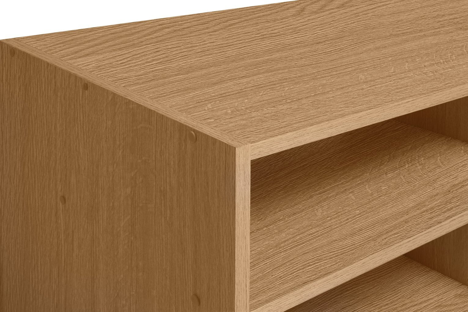 Maine TV Unit - Oak Effect