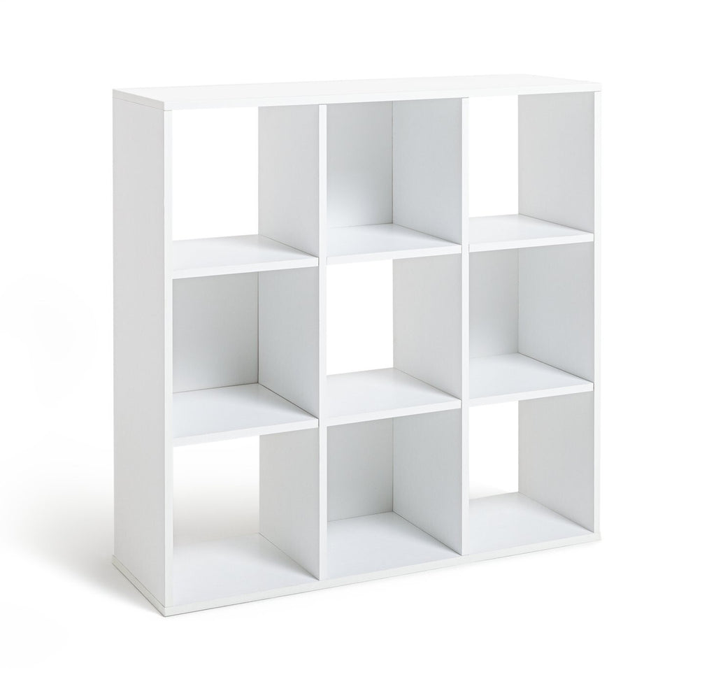Habitat Squares 9 Cube Storage Unit - White | White Cube Shelf Storage Organizer