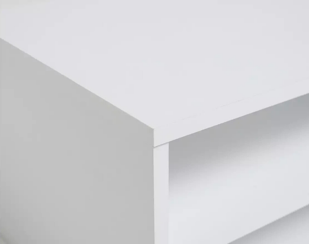 Habitat Squares 1 Drawer TV Unit - White ( B Grade 35899 )
