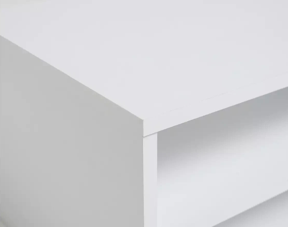 Habitat Squares 1 Drawer TV Unit - White ( B Grade 35899 )