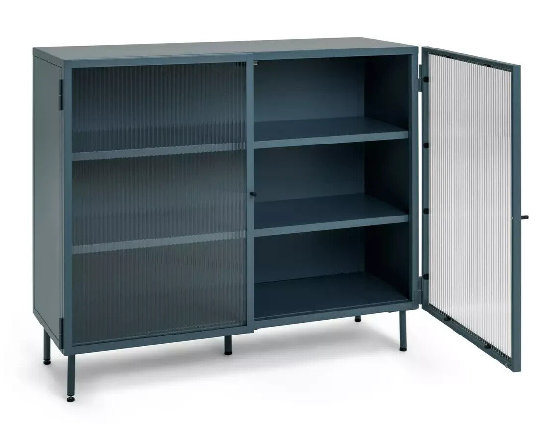 Habitat Morillo 2 Door Sideboard - Blue