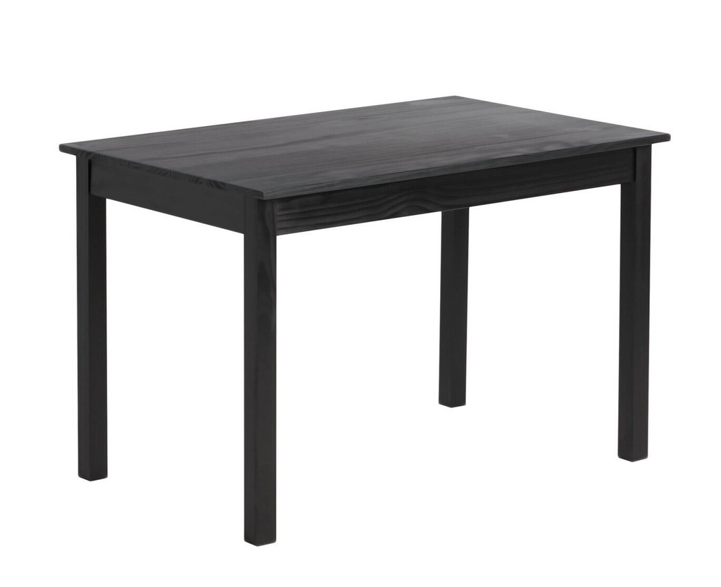Raye Solid Wood Dining Table & 4 Black Chairs ( B Grade 42046 - 42049  )