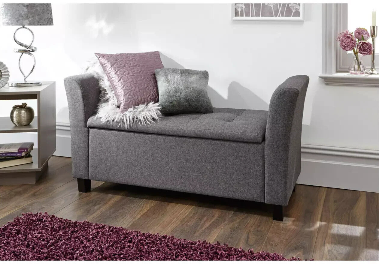 GFW Verona Window Fabric Seat - Charcoal