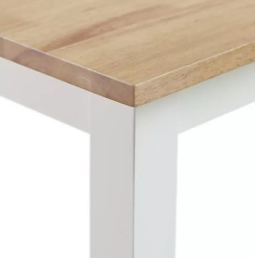 Chicago Solid Wood Dining Table - Off White