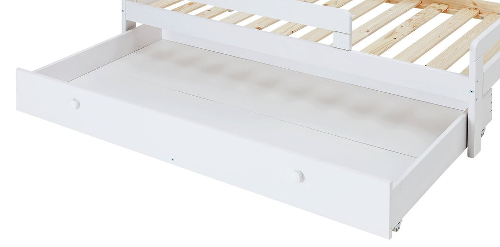 Habitat Ellis White Toddler Bed Frame with Storage ( B Grade 49863 )