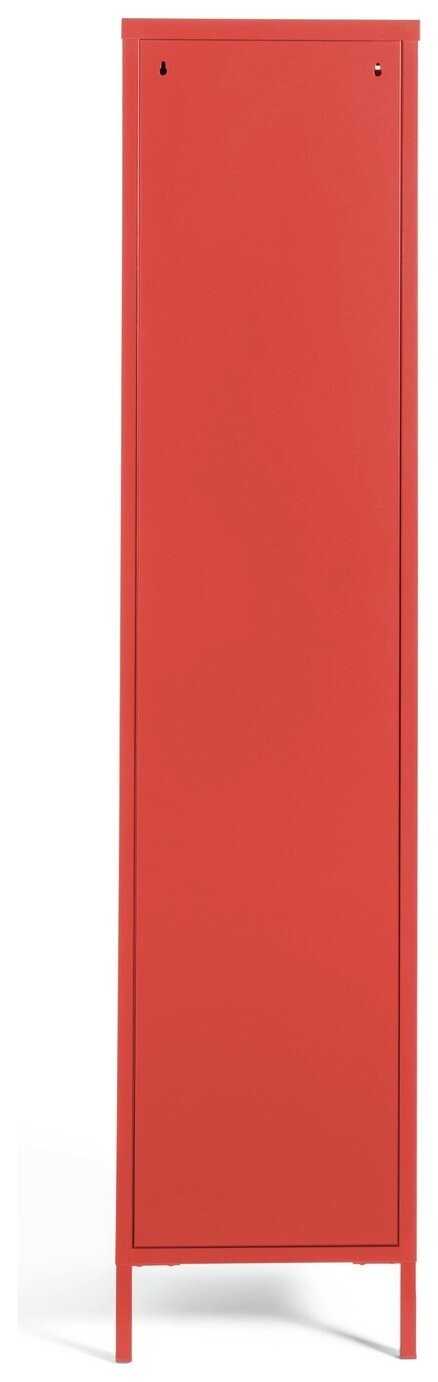 Habitat Tall 1 Door 4 Shelf Locker -Red