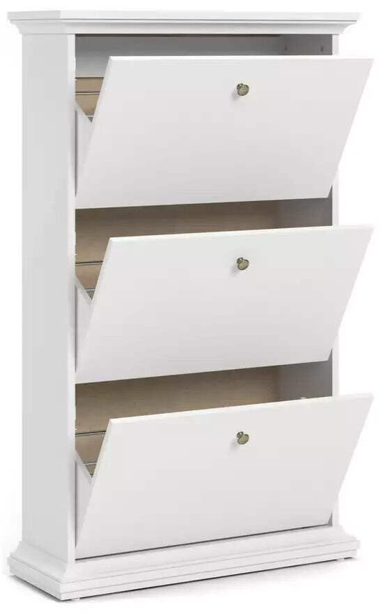 Tvilum Paris Shoe Storage Cabinet-White