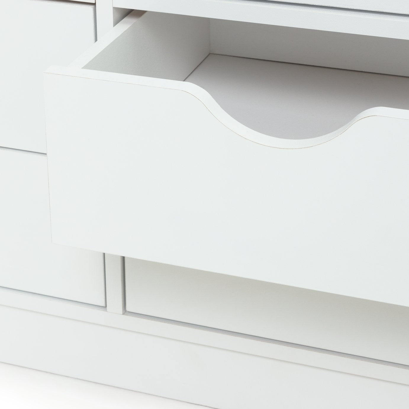 Kids Pagnell 3 Door 4 Drawer Wardrobe - White | large kids wardrobe