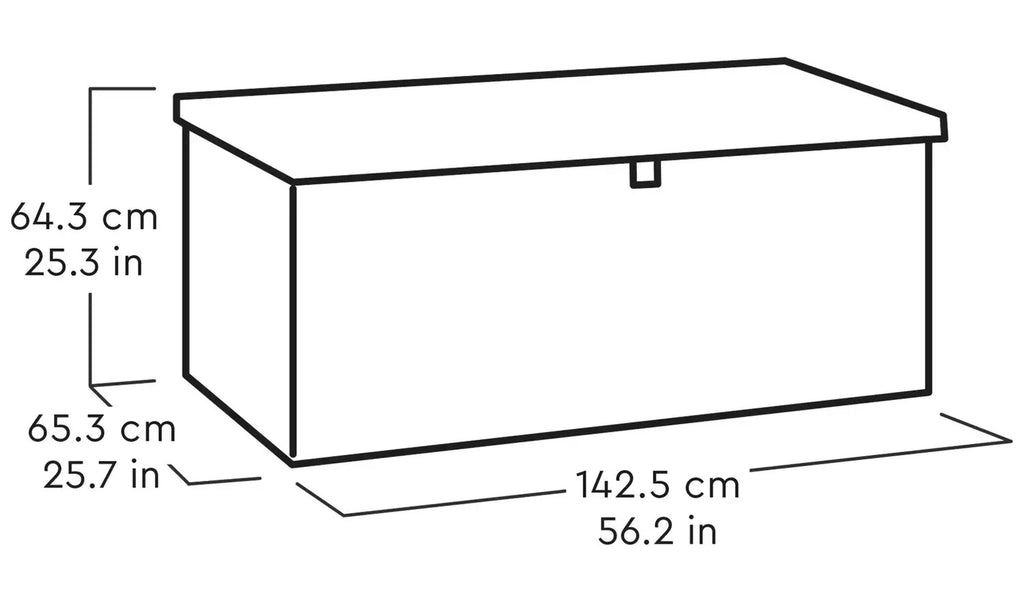Keter Darwin 454L Outdoor Garden Storage Box - Green