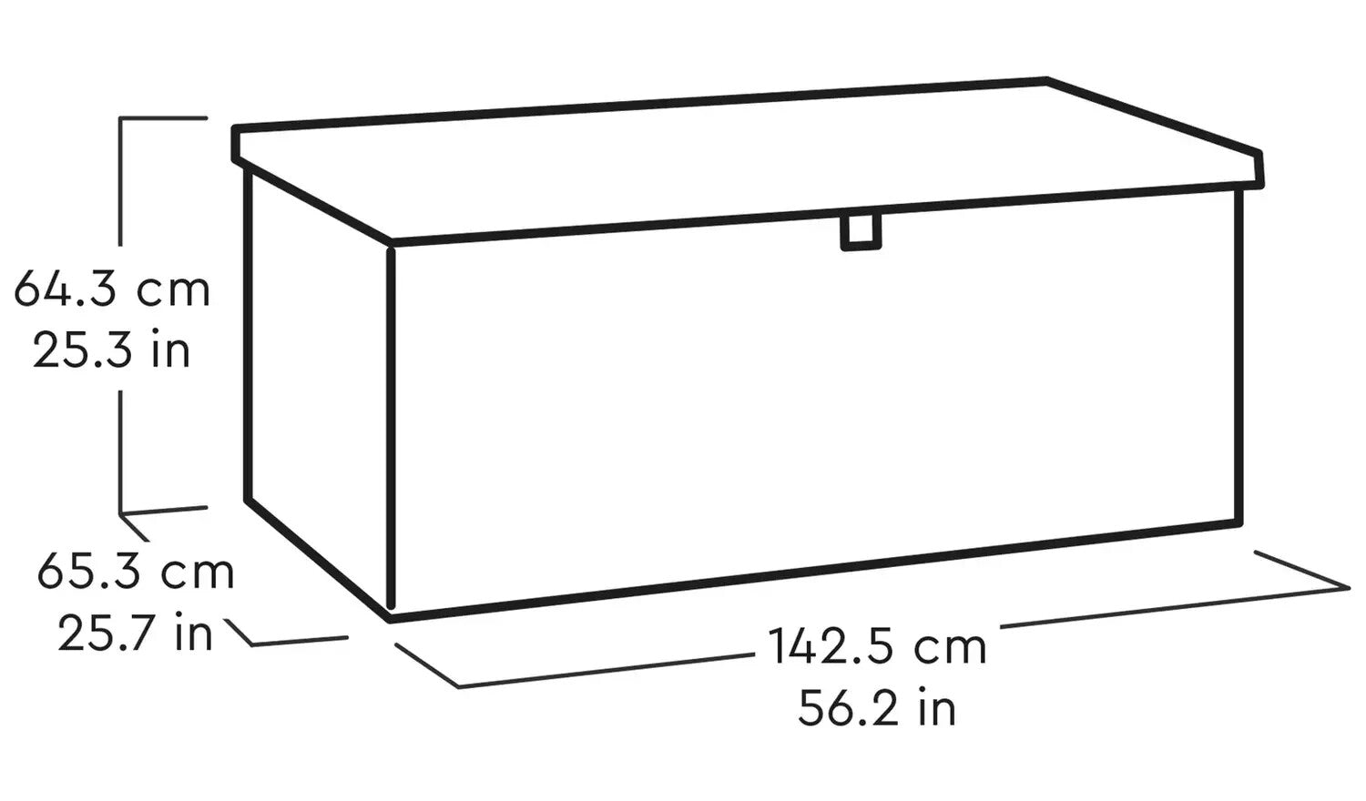 Keter Darwin 454L Outdoor Garden Storage Box - Green