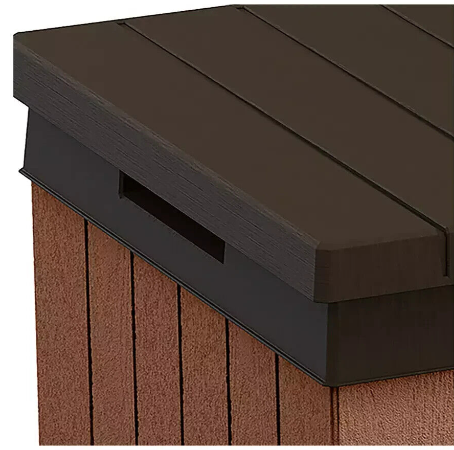 Keter Darwin 380L Outdoor Garden Storage Box - Brown