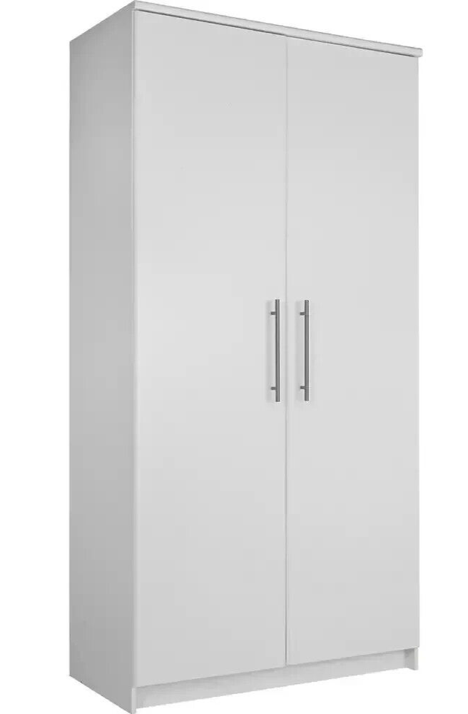 Normandy 2 Door Wardrobe - White ( B Grade 32637 )