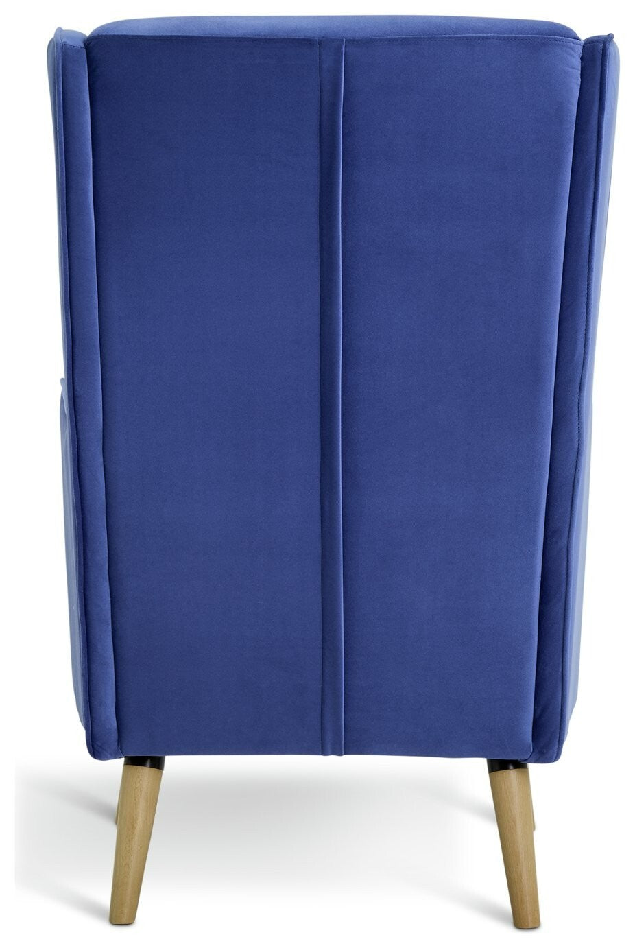 Habitat Callie Velvet Chair - Cornflower Blue