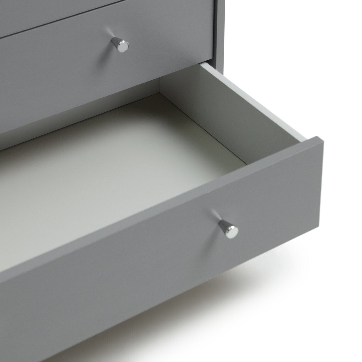 Malibu 5+2 Drawer Chest - Grey  ( B Grade )