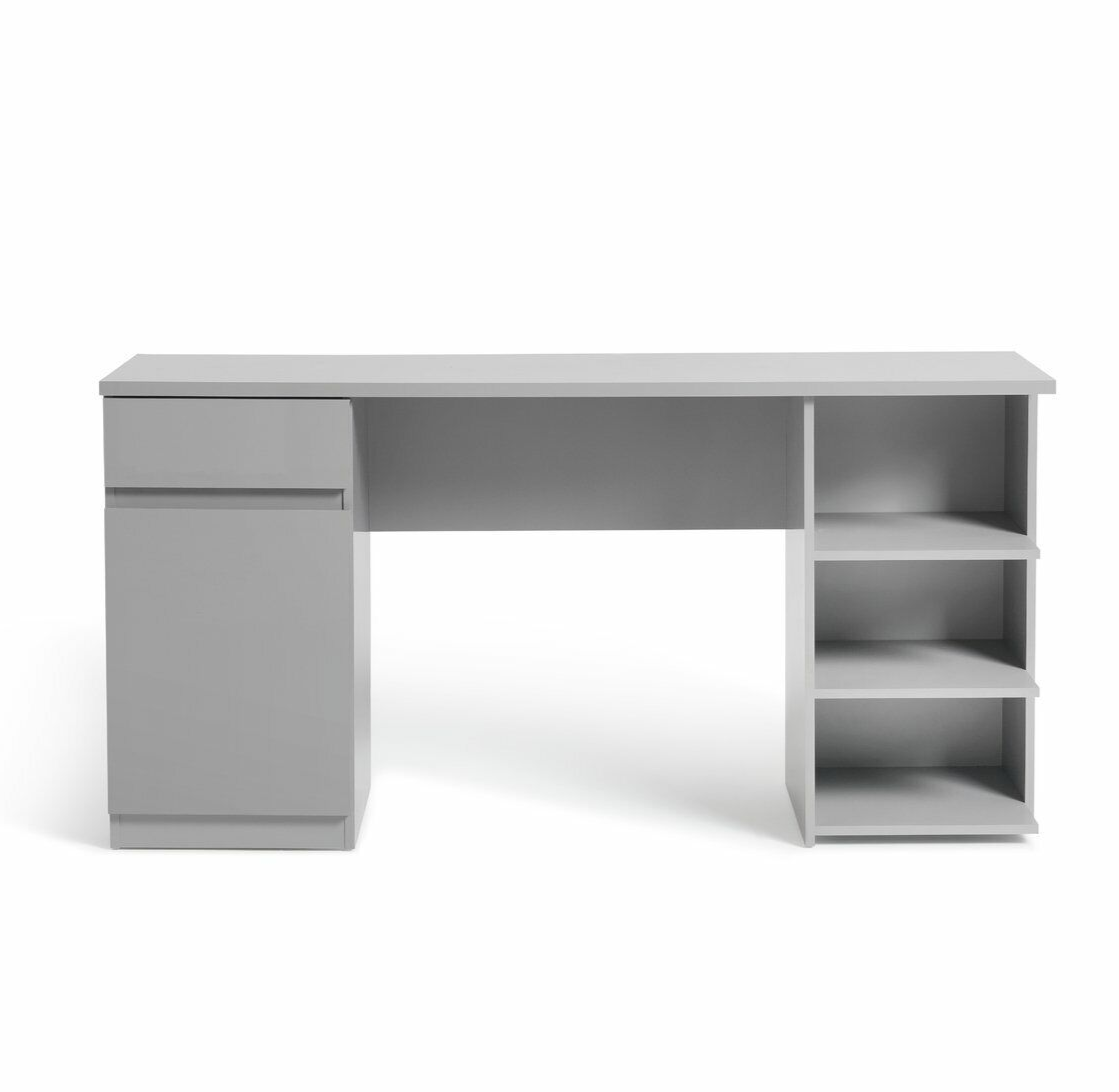 Habitat Jenson 1 Drawer Pedestal Desk - Grey