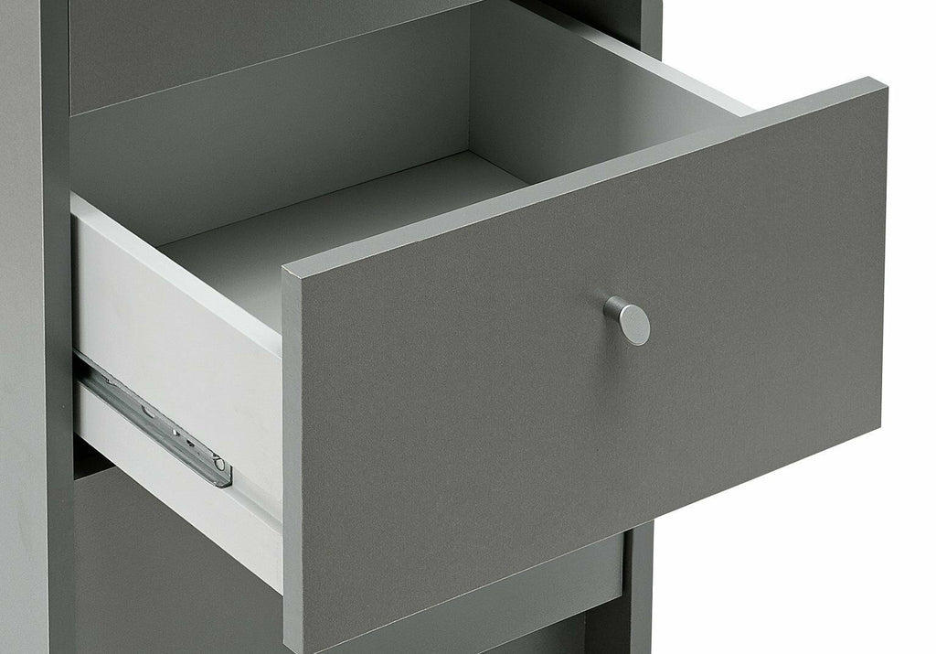 Malibu 3 Drawer Office Desk - Grey ( B Grade )