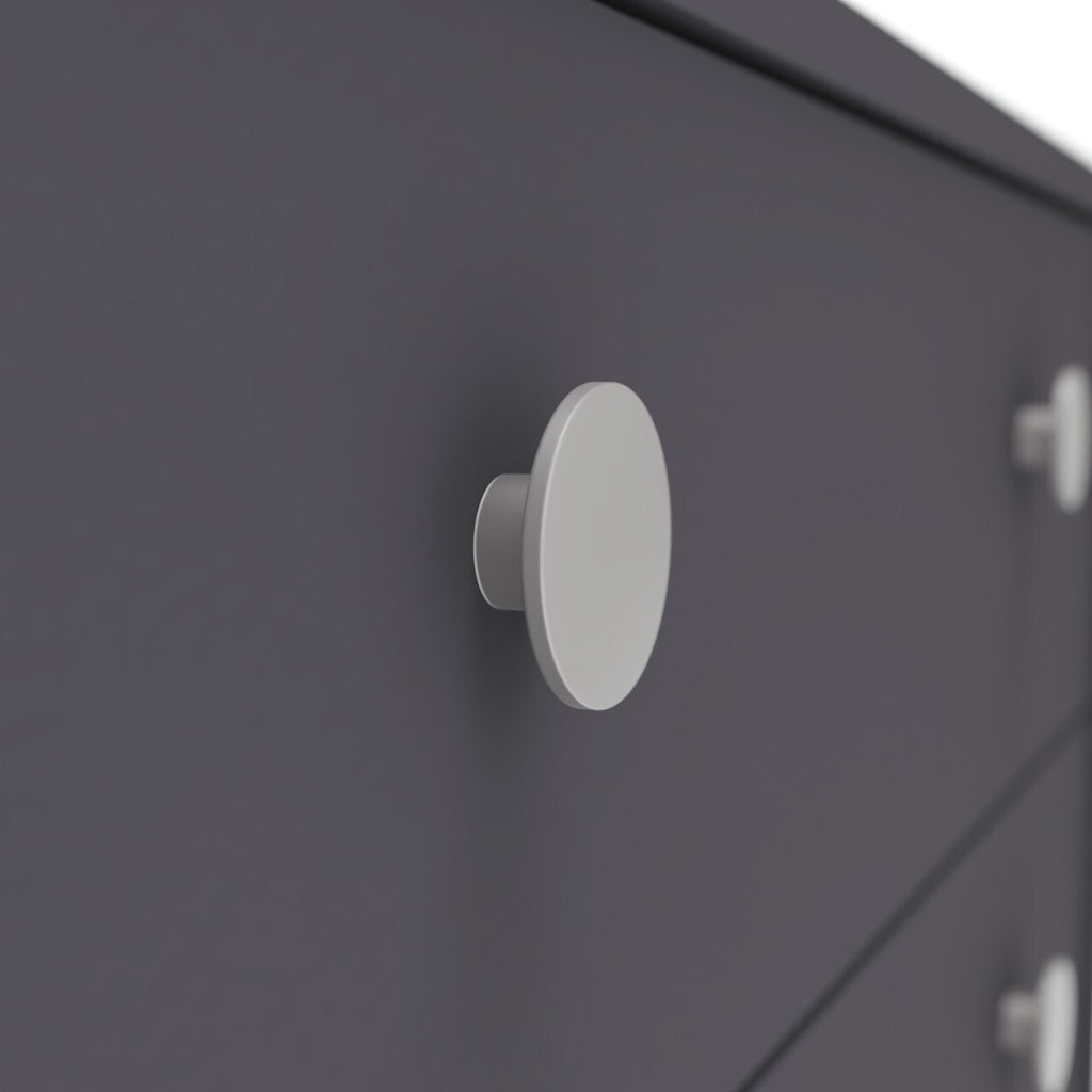 Seville 2 Piece 1 Door Wardrobe Set - Anthracite