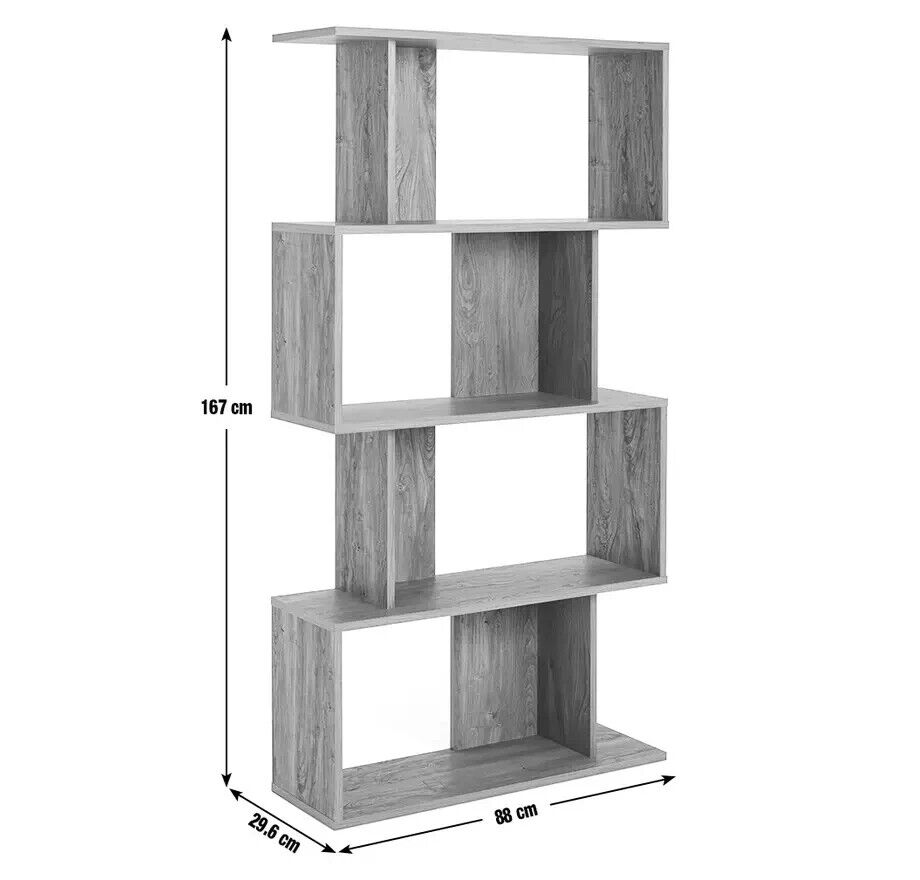 Habitat Nomad Blocked Bookcase - Oak