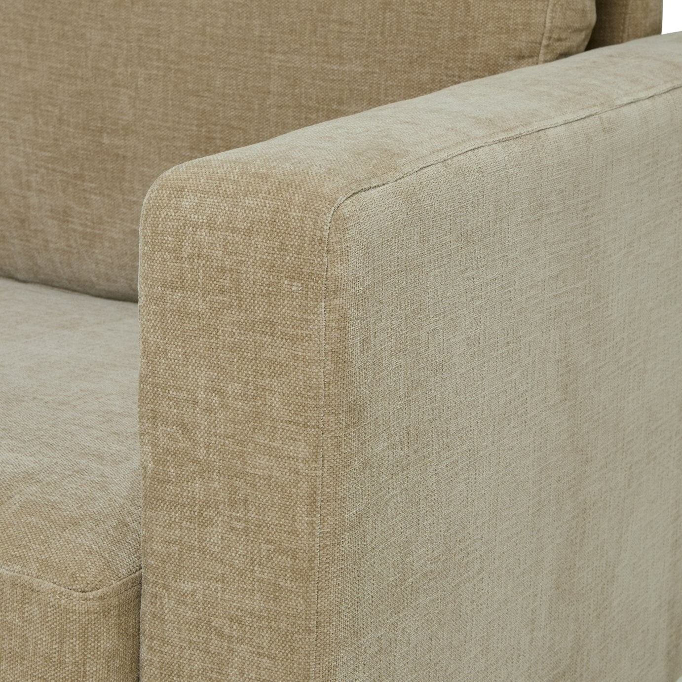Della Fabric 2 Seater Sofa - Natural