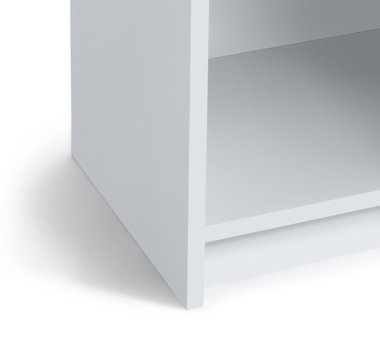 Maine Narrow Bookcase - White ( B Grade 39252 )