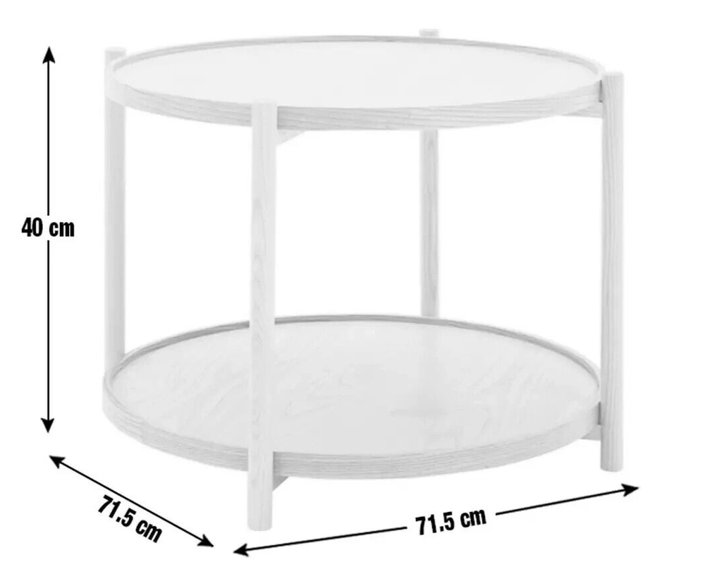 Habitat Selby Round Coffee Table - Natural