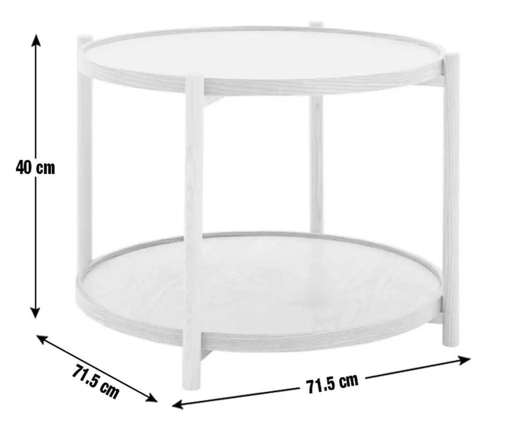 Habitat Selby Round Coffee Table - Natural