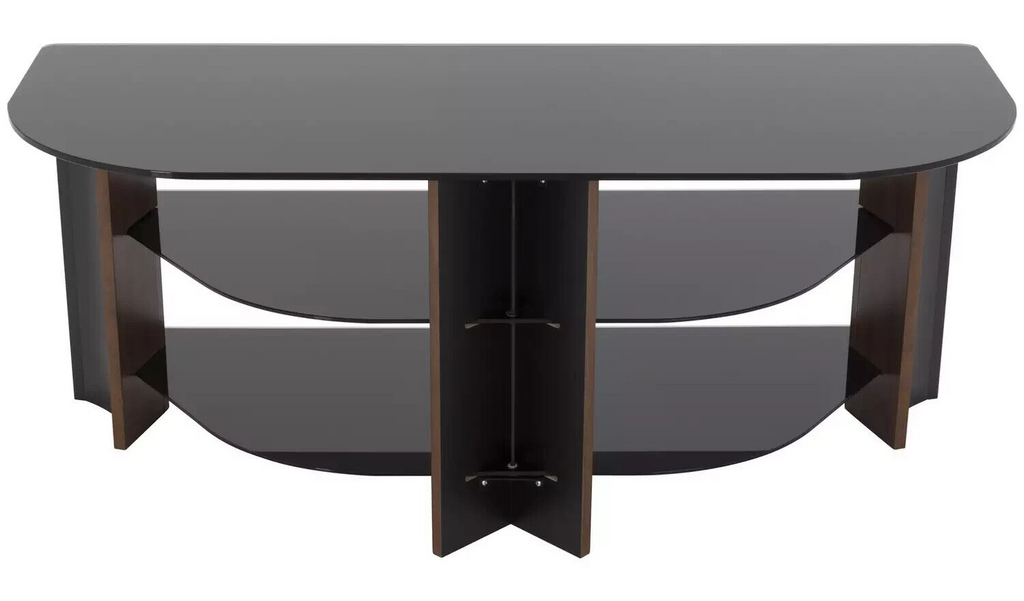 AVF Wood Effect Up to 55 Inch TV Corner Stand Black | Entertainment Furniture