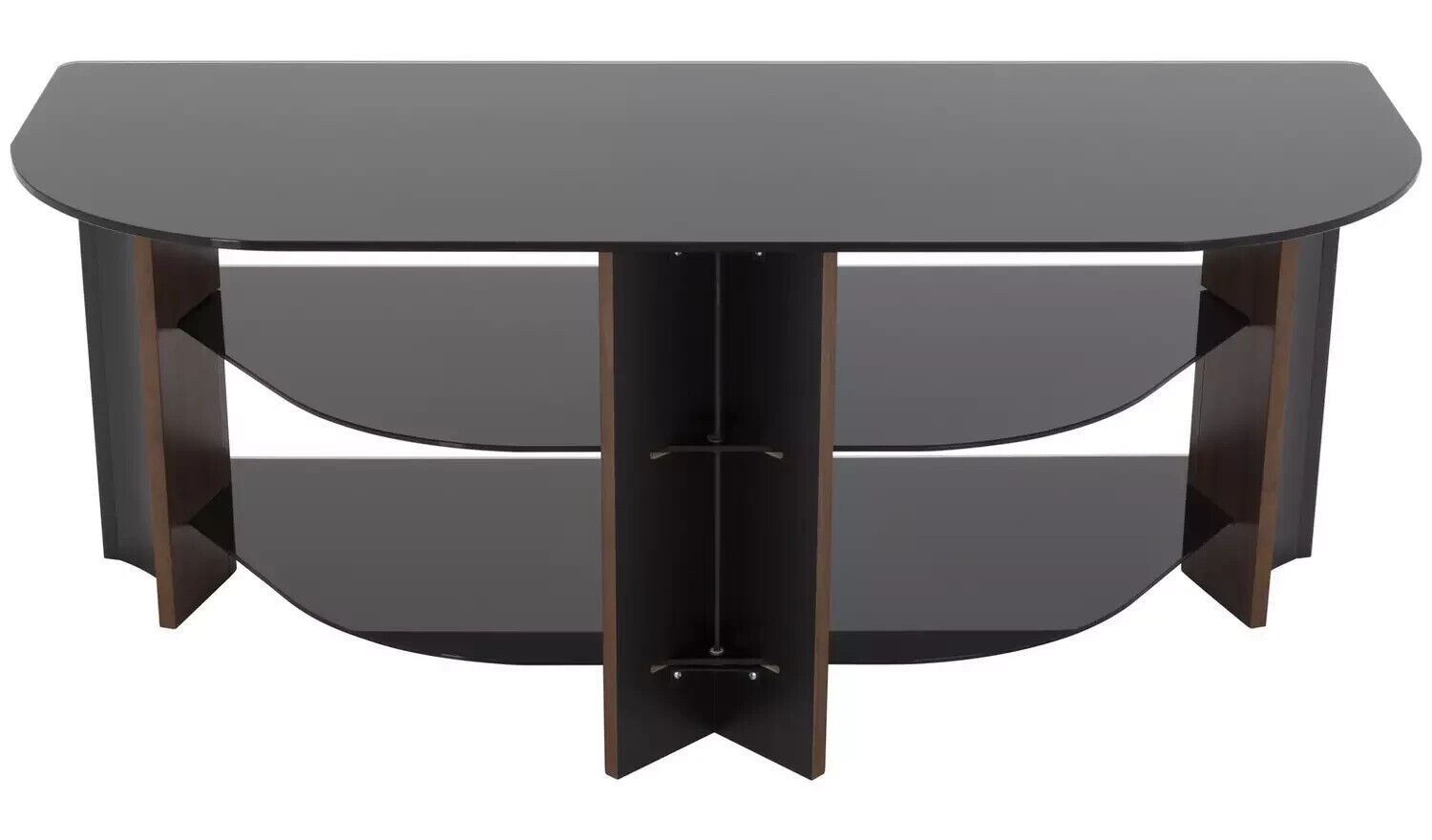 AVF Wood Effect Up to 55 Inch TV Corner Stand Black | Entertainment Furniture