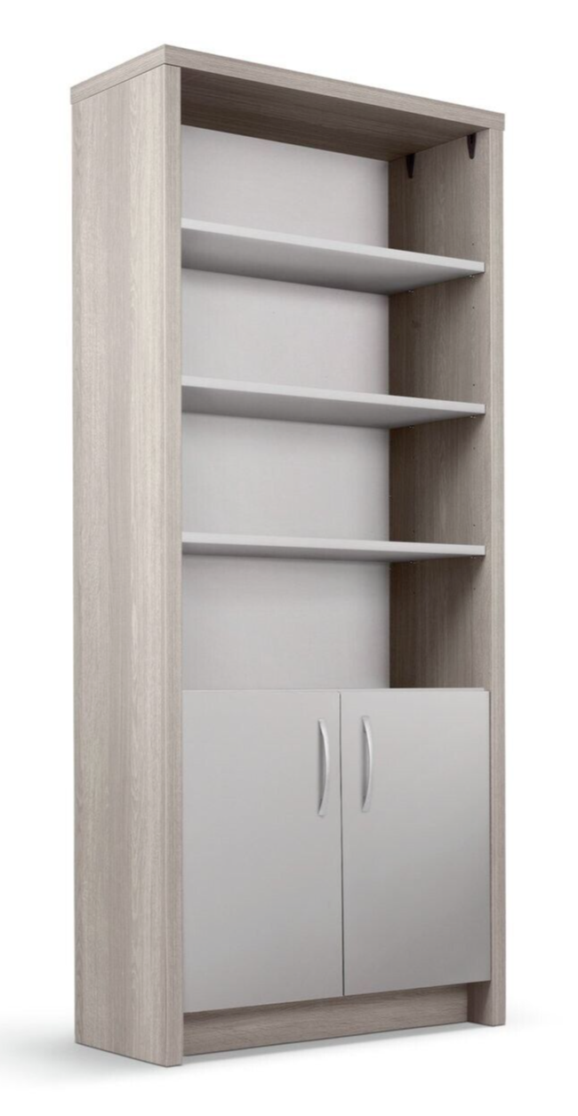 Habitat Venice 3 Shelf Display Cabinet - Grey