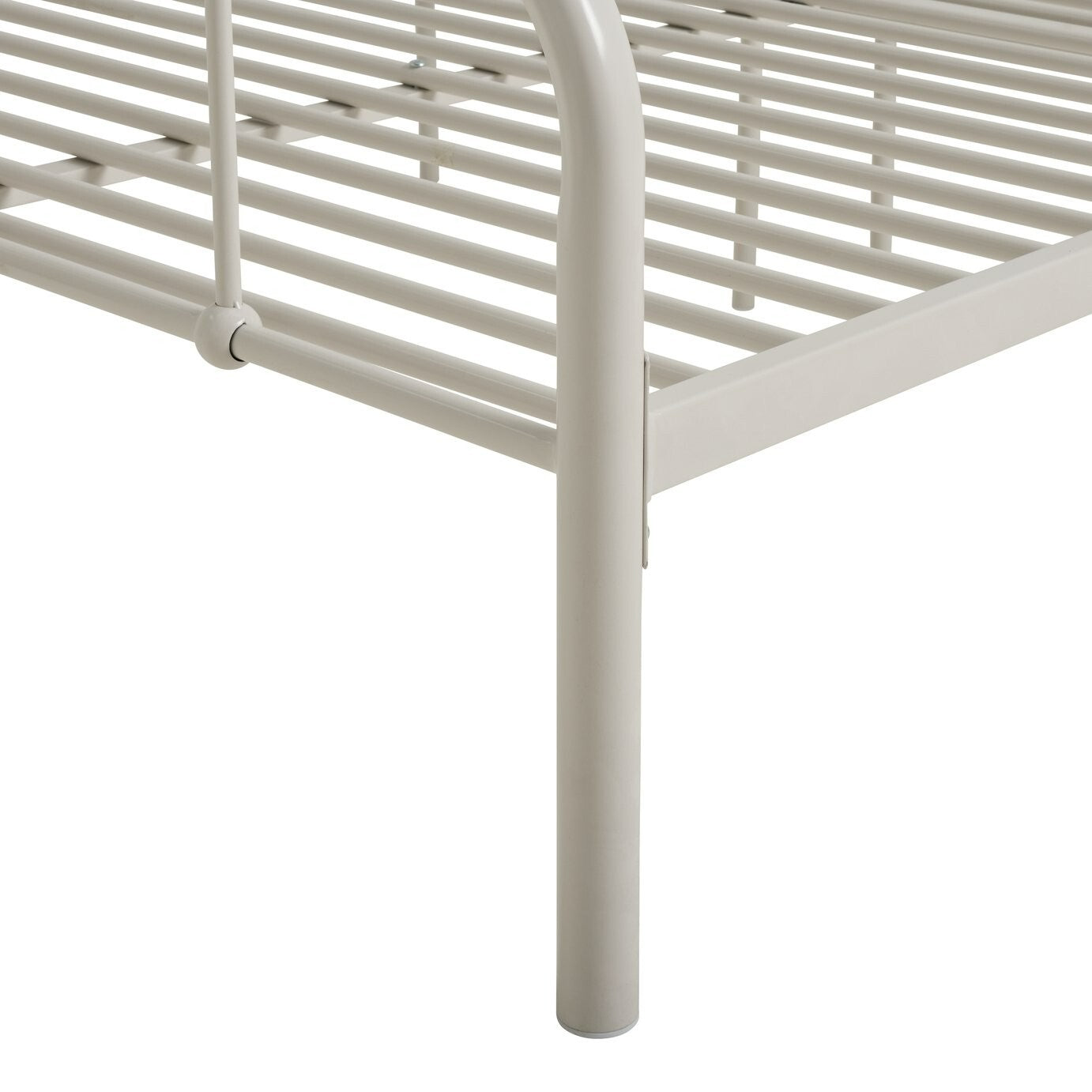Home Kids Charlie Small Double Metal Bed Frame - White