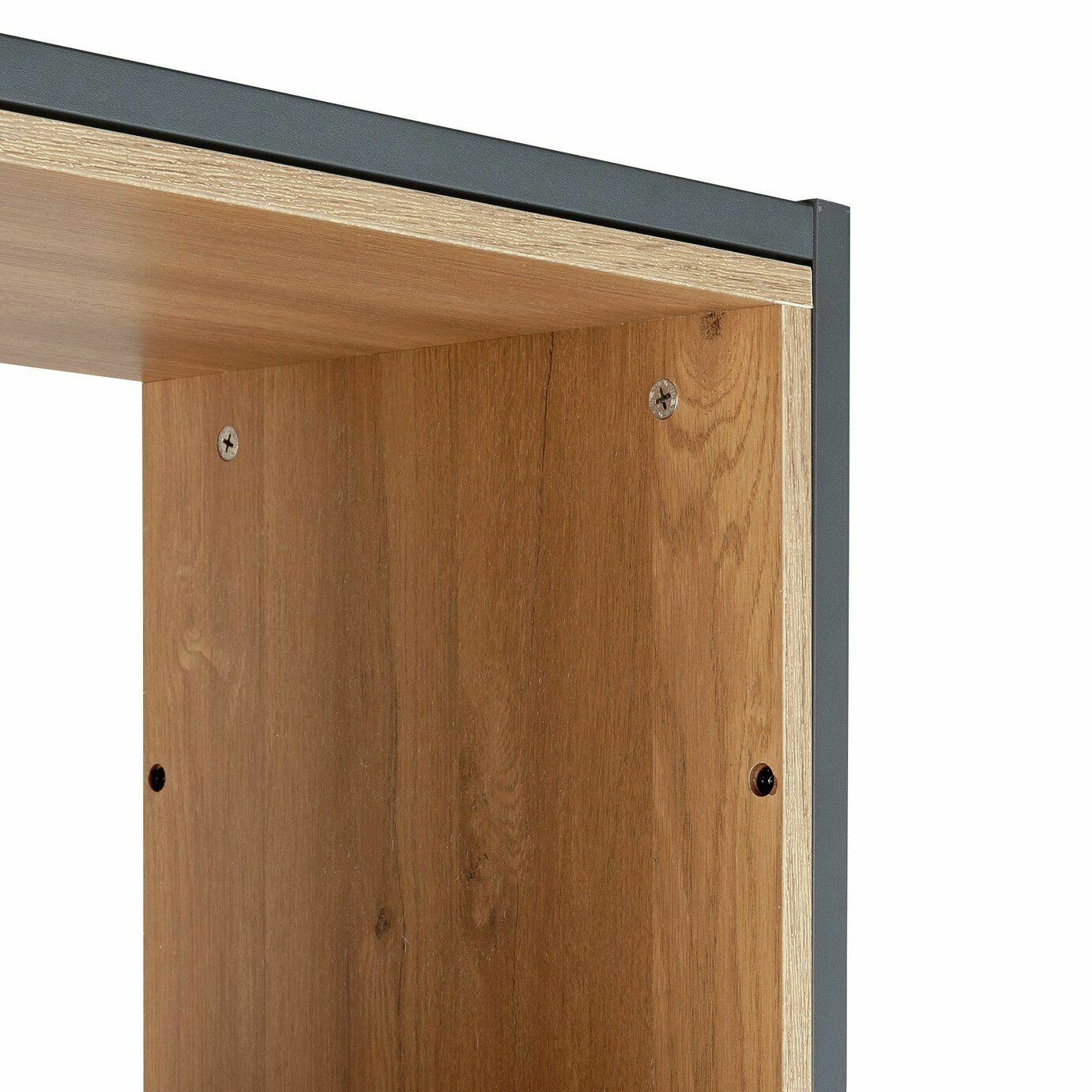Habitat Loft Living Tall Shelving Unit - Light Oak | Oak Shelf Storage Bookcase