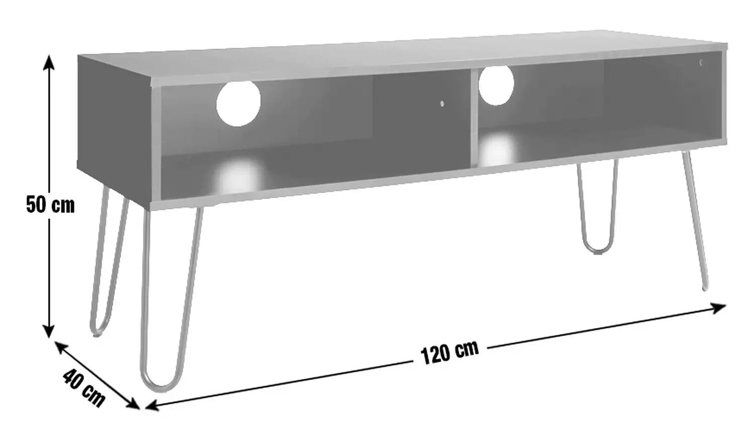 Habitat Tyler TV Unit - Black