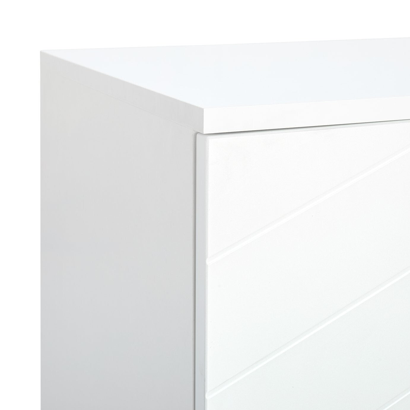 Home Kyler 2 Door 1 Drawer TV Unit - White