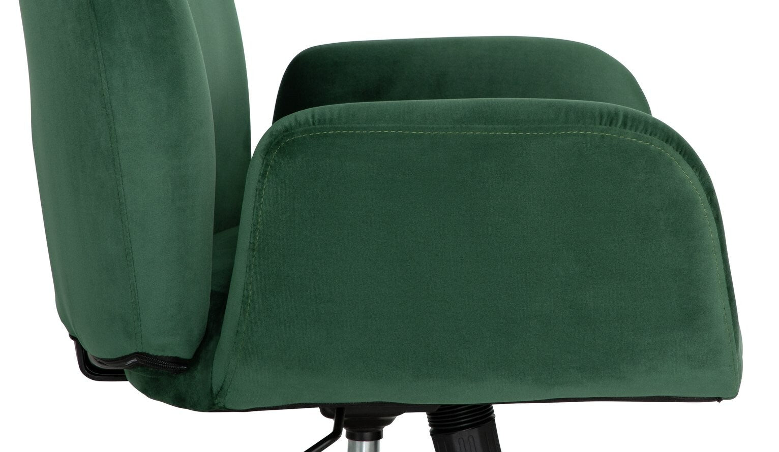 Clarice Velvet Office Chair - Green