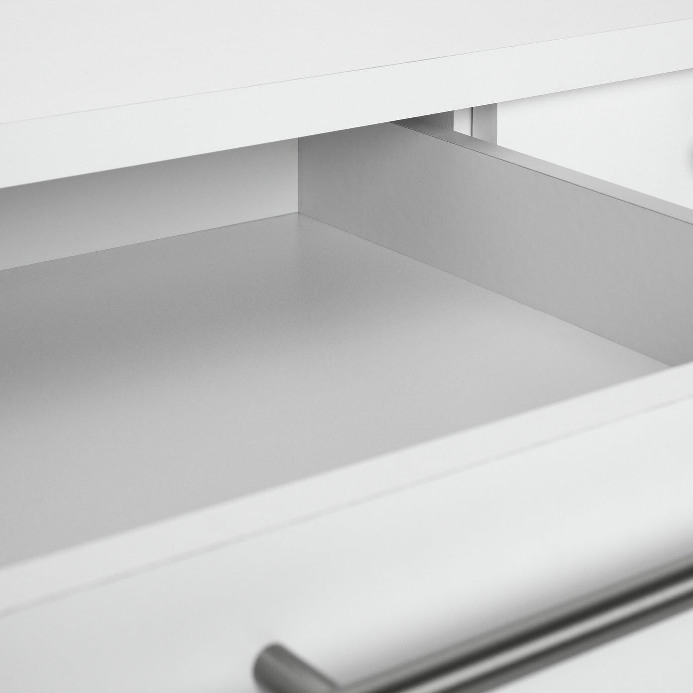 Home Brisbane 2 Drawer Dressing Table - White