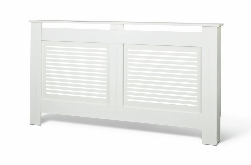 Habitat Austin Large Radiator Cover - White | Heater Cover Box Grill Panel
