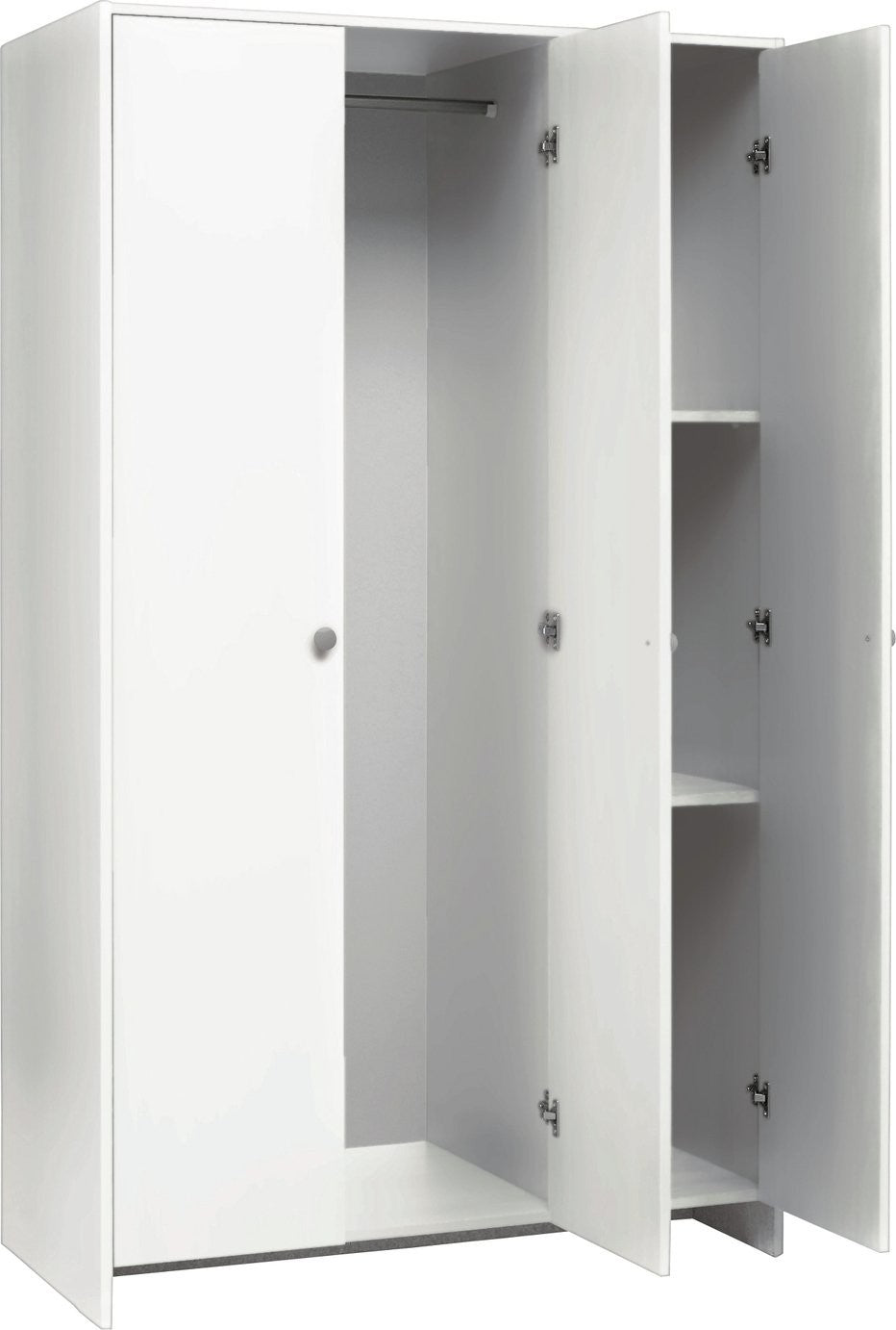 Home Seville 3 Door Wardrobe - White ( B Grade )