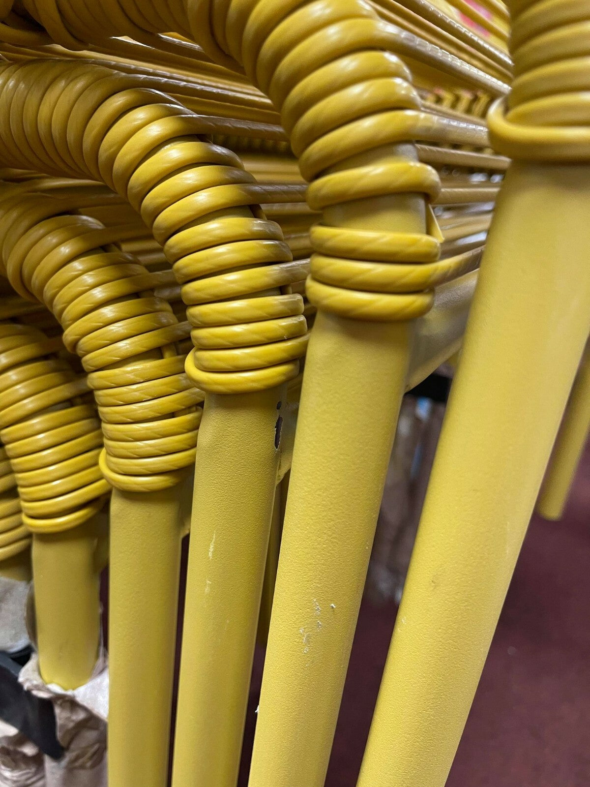 Ipanema garden chairs yellow x2