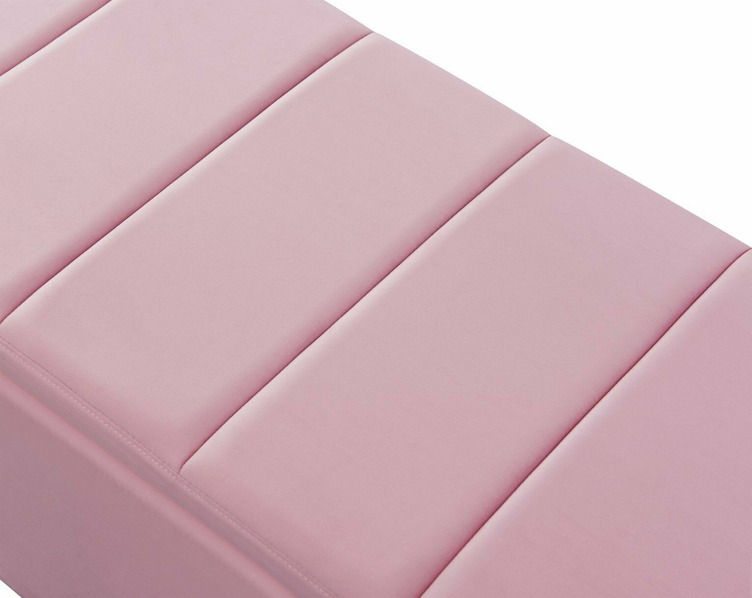 Habitat Pandora Velvet Ottoman - Pink