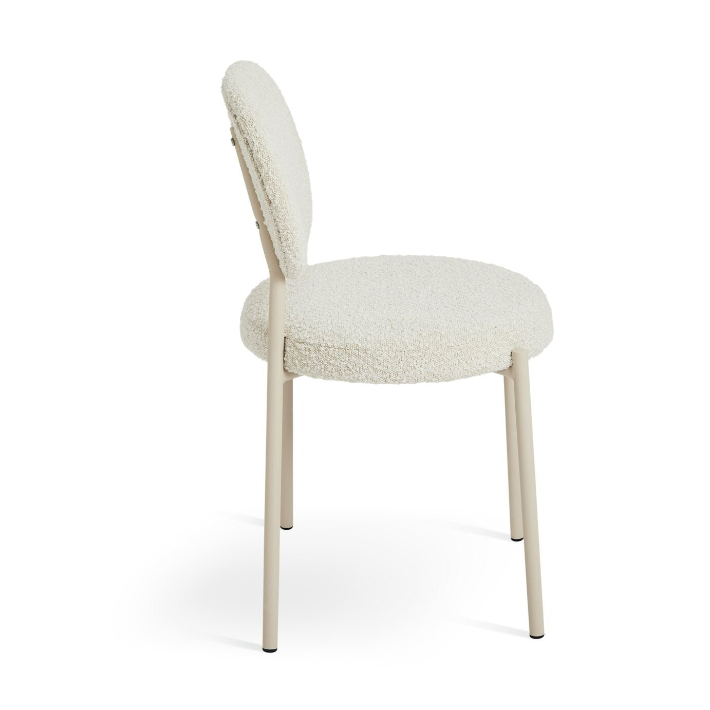 Habitat Orson Pair of Boucle Dining Chairs - White