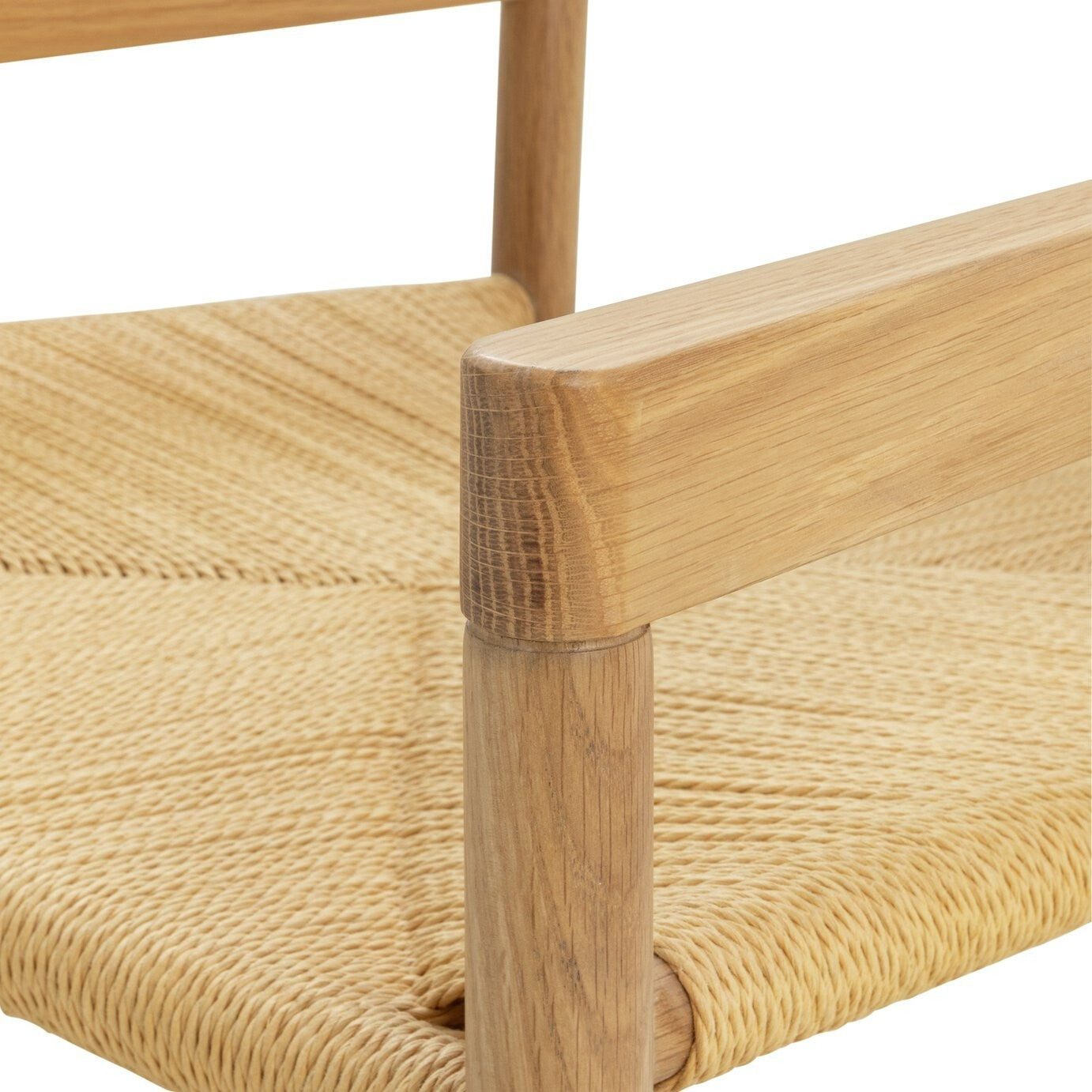 Habitat Laurie Solid Oak Lounge Chair - Natural