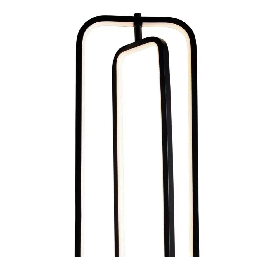 Habitat Sio LED Floor Lamp - Black | Adjustable Standing Light Living Bedroom