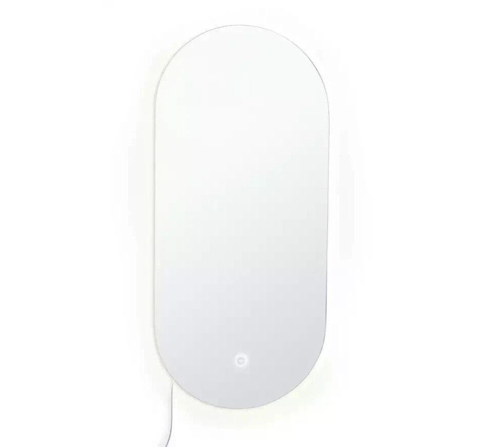 Habitat Large Vertical Backlight LED Mirror - White