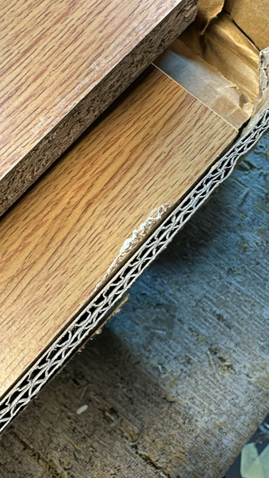 Maine Deep Bookcase - Oak Effect ( B Grade )