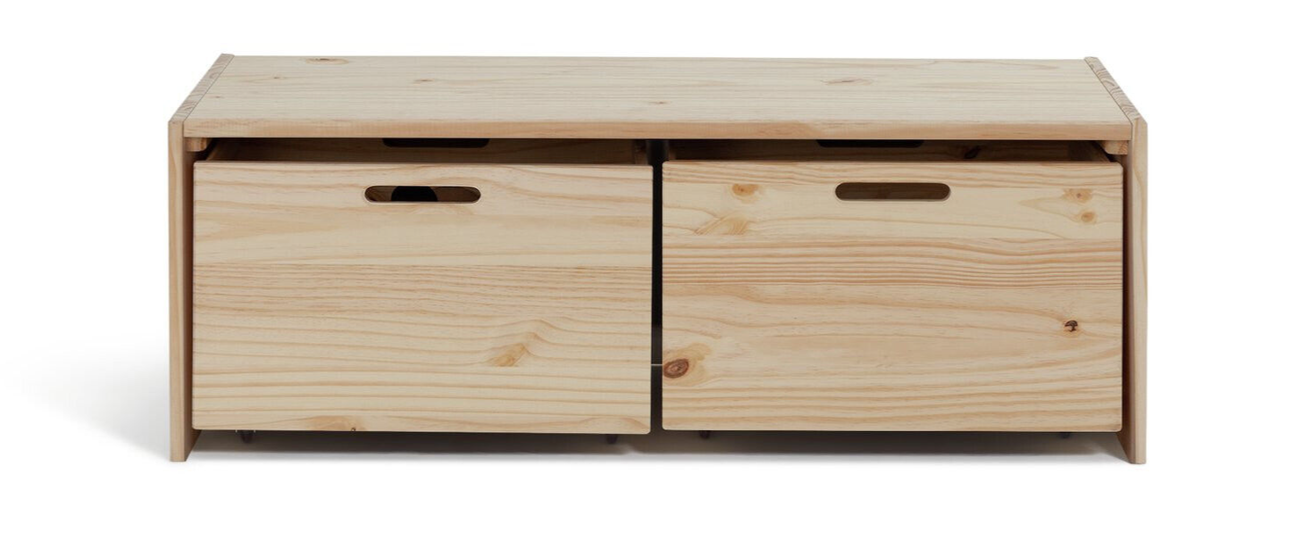 Habitat Rico Low Storage Unit - Pine